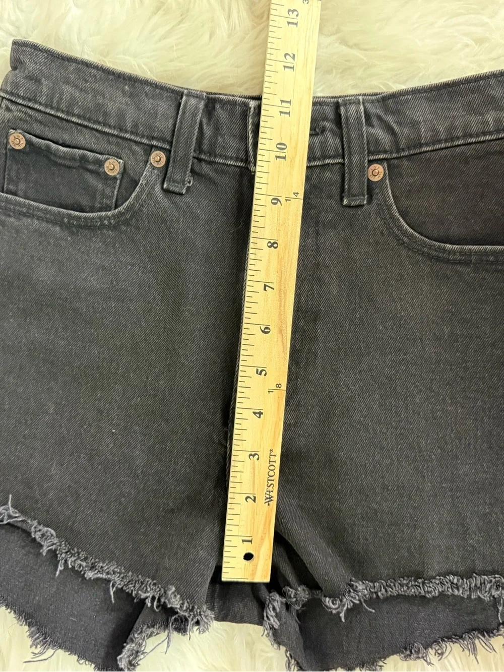 Abercrombie & Fitch Curve Love Mom Shorts Black Size 25/0 High Rise